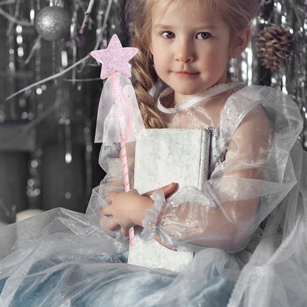 2pcs Fairy Wand Star-Shaped Angel Fairy Wands For Birthday Party Favors Stage Performance Prop Cosplay Accessory
2pcs Fairy Wand Star-Shaped Angel Fairy Wands For Birthday Party Favors Stage Performance Prop Cosplay Accessory