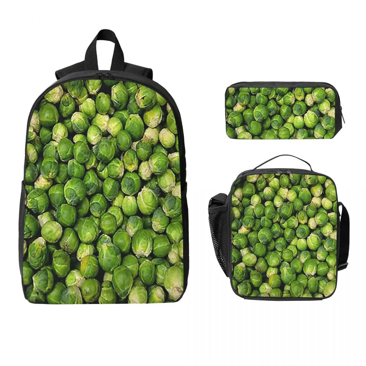 Brussels Sprouts Novelty Backpack Student Boys Girls BookBag School Bag Laptop Shoulder Bags 3ps Insulated Lunch Bag Pencil Case
Brussels Sprouts Novelty Backpack Student Boys Girls BookBag School Bag Laptop Shoulder Bags 3ps Insulated Lunch Bag Pencil Case