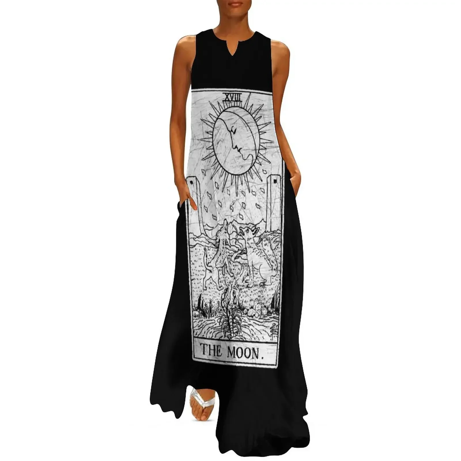 The Moon Tarot Card - Major Arcana - fortune telling - occult Long Dress woman dress women's summer dress 2025
The Moon Tarot Card - Major Arcana - fortune telling - occult Long Dress woman dress women's summer dress 2025