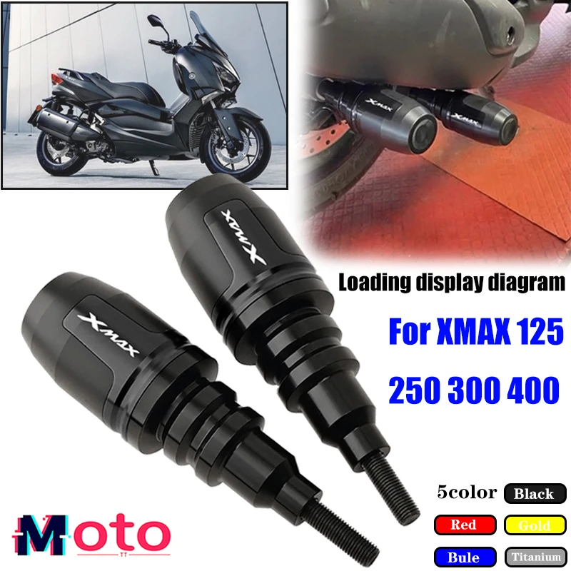 For YAMAHA XMAX 125 250 300 400 XMAX250 XMAX300 XMAX400 Motorcycle Aluminium Falling Protection Exhaust Slider Crash pad slider
For YAMAHA XMAX 125 250 300 400 XMAX250 XMAX300 XMAX400 Motorcycle Aluminium Falling Protection Exhaust Slider Crash pad slider