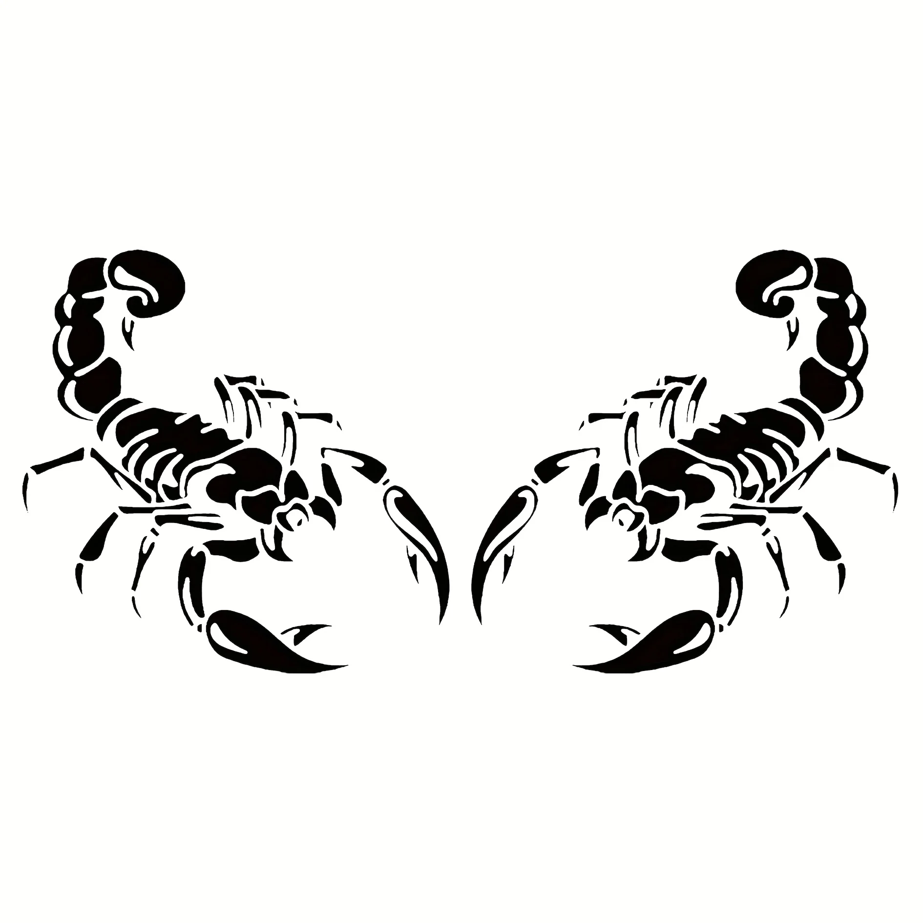 2Pcs Scorpion Silhouette Vinyl Stickers Waterproof UV Resistant Decor Decals for Car Motorcycle Rearview Mirror Helmet Scooter
2Pcs Scorpion Silhouette Vinyl Stickers Waterproof UV Resistant Decor Decals for Car Motorcycle Rearview Mirror Helmet Scooter