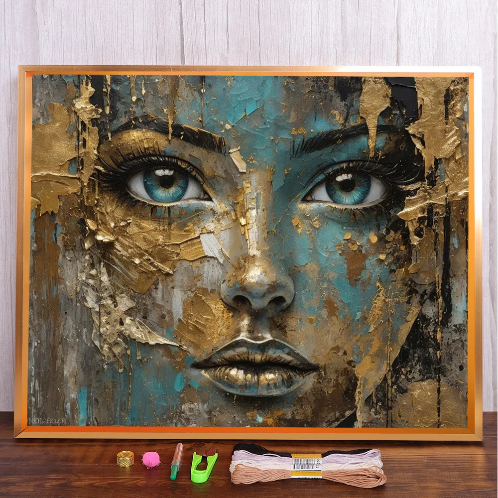 Abstract Women Art Printed Fabric 11CT Cross Stitch Patterns Embroidery Needlework Craft Knitting Hobby Gift Jewelry Design
Abstract Women Art Printed Fabric 11CT Cross Stitch Patterns Embroidery Needlework Craft Knitting Hobby Gift Jewelry Design