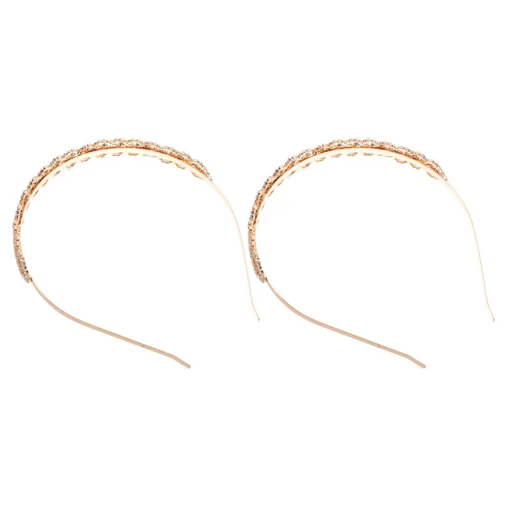 2Pcs Rhinestone Wedding Headband Elegant Bridal Hair Accessories Comfortable Headpiece for Bride Formal Occasion Hairwear
2Pcs Rhinestone Wedding Headband Elegant Bridal Hair Accessories Comfortable Headpiece for Bride Formal Occasion Hairwear
