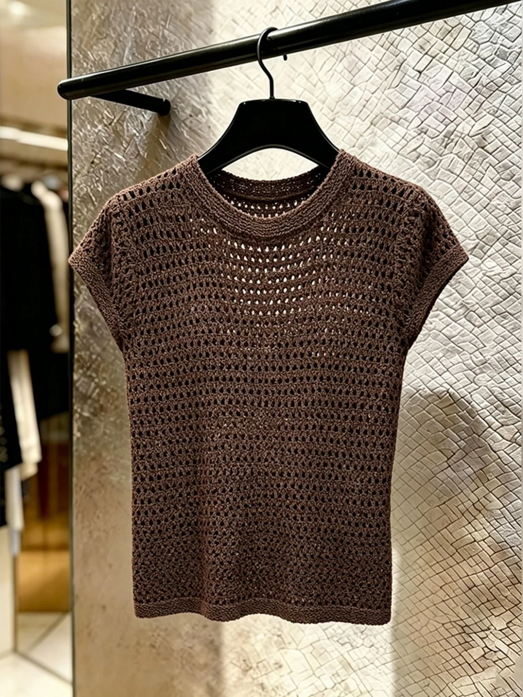 Summer Fashion Knitted Coffee Color Women's Set High Waist Long Pants round Neck Short Sleeve Vest High Waist Cotton Filled
Summer Fashion Knitted Coffee Color Women's Set High Waist Long Pants round Neck Short Sleeve Vest High Waist Cotton Filled