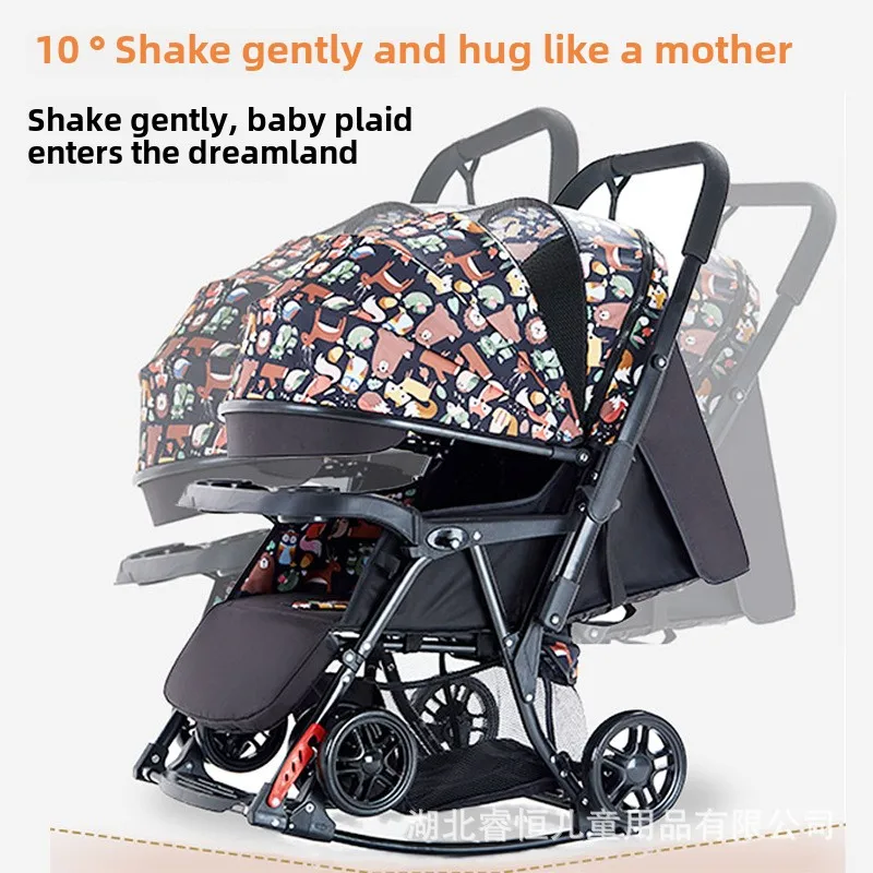 Baby Stroller Can Sit & Lie Lightweight bebe Portable Shaker Stroller Shake Gently
Baby Stroller Can Sit & Lie Lightweight bebe Portable Shaker Stroller Shake Gently