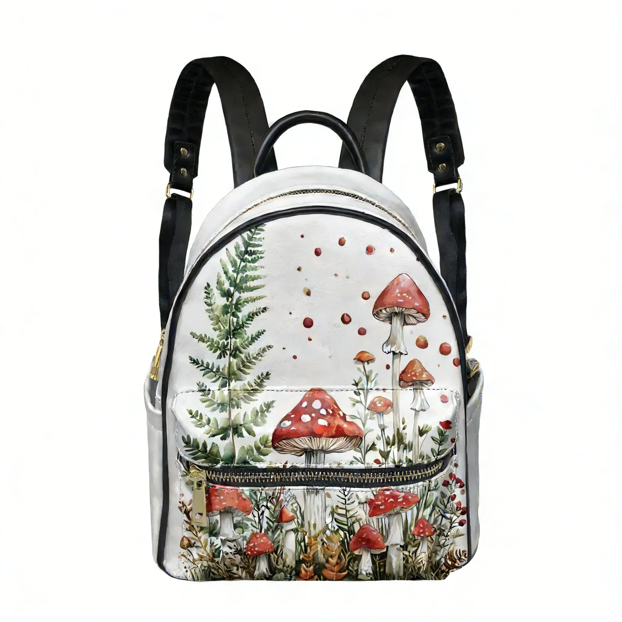 Cute Mushroom Print Backpack Womens Men Personalized Double Shoulder Bag Business Travel Bookbag Rucksack Gift Daypack
Cute Mushroom Print Backpack Womens Men Personalized Double Shoulder Bag Business Travel Bookbag Rucksack Gift Daypack