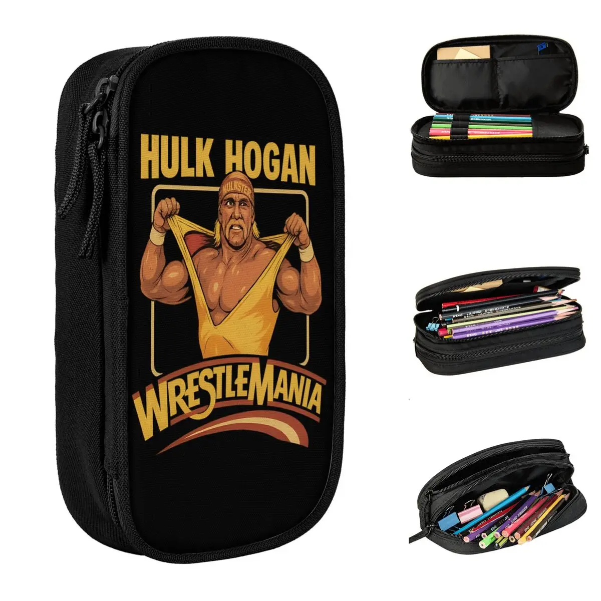 Hulk Hogan Hulkamania Hulk Hogan Wrestling Legend Pencil Case Pencil Box Pen Large Storage Pencil Bags Cosmetic Stationery
Hulk Hogan Hulkamania Hulk Hogan Wrestling Legend Pencil Case Pencil Box Pen Large Storage Pencil Bags Cosmetic Stationery