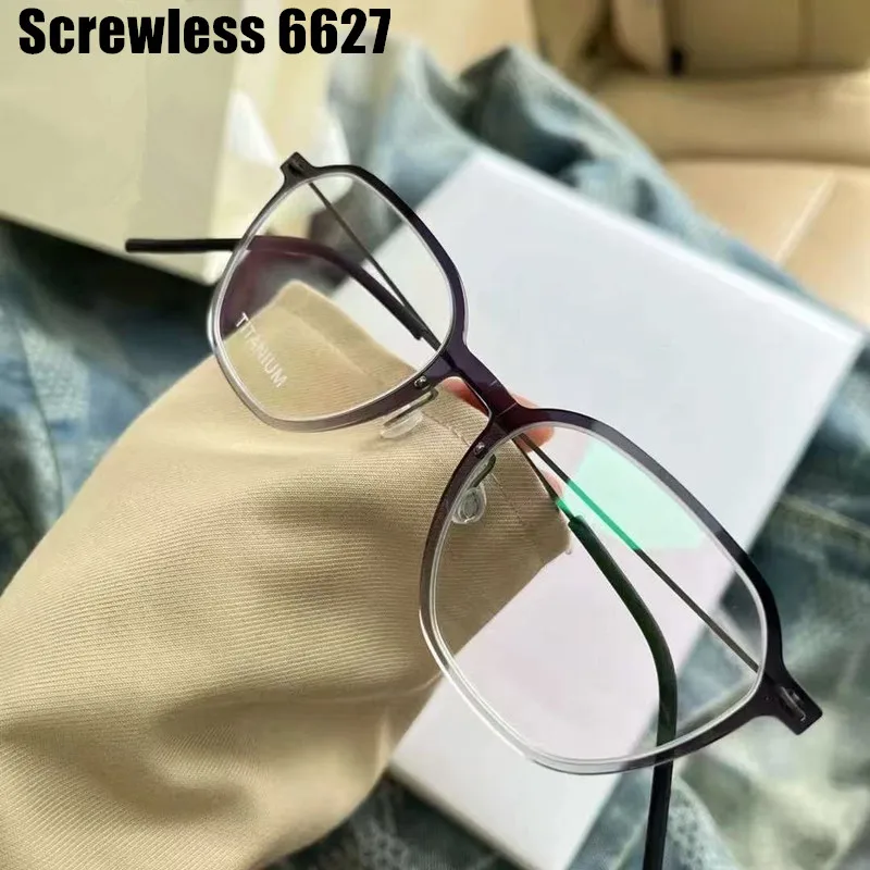 Denmark Brand 6627 Screwless Titanium Glasses Frame Men Polygon Ultralight Eyeglasses Women Korea Style Spectacles Eyewear New
Denmark Brand 6627 Screwless Titanium Glasses Frame Men Polygon Ultralight Eyeglasses Women Korea Style Spectacles Eyewear New