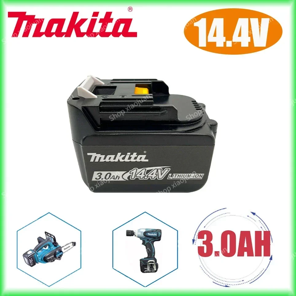 BL1430 Makita 3000mAh 14.4V BL1415 BL1440 196875-4 194558-0 195444-8 3.0Ah 14.4V Makita rechargeable battery for LED indicator
BL1430 Makita 3000mAh 14.4V BL1415 BL1440 196875-4 194558-0 195444-8 3.0Ah 14.4V Makita rechargeable battery for LED indicator