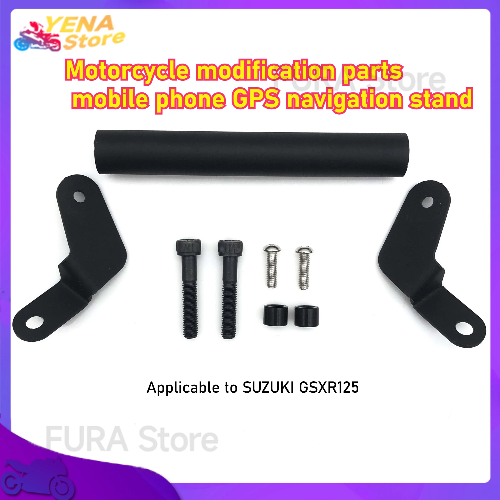Suitable for SUZUKI GSXR125 motorcycles above 2018, GPS smartphone navigation installation bracket adapter installation bracket
Suitable for SUZUKI GSXR125 motorcycles above 2018, GPS smartphone navigation installation bracket adapter installation bracket