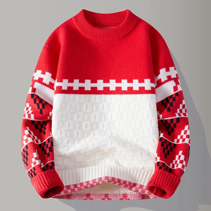 Утепленный повседневный вязаный свитер с круглым вырезом, теплый, свободный, для подростков, осенне-зимний, новый, мягкий, из полиэфирного волокна
Утепленный повседневный вязаный свитер с круглым вырезом, теплый, свободный, для подростков, осенне-зимний, новый, мягкий, из полиэфирного волокна