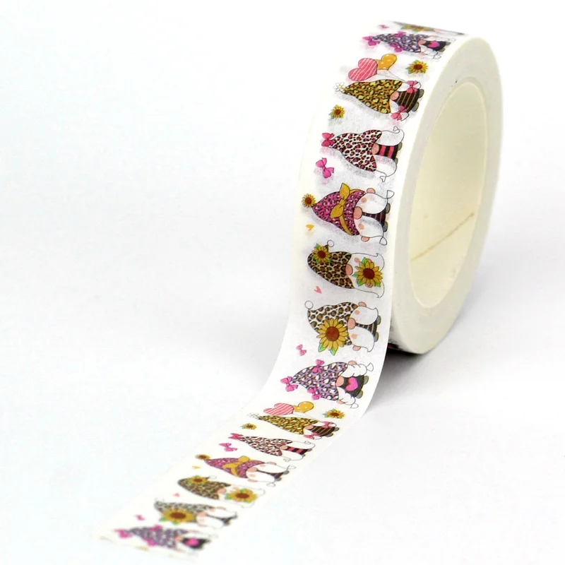 NEW 1PC 10M Decor Gnomes with Leopard Print Japanese Washi Tapes for Journaling Adhesive Masking Tape Cute Papeleria
NEW 1PC 10M Decor Gnomes with Leopard Print Japanese Washi Tapes for Journaling Adhesive Masking Tape Cute Papeleria