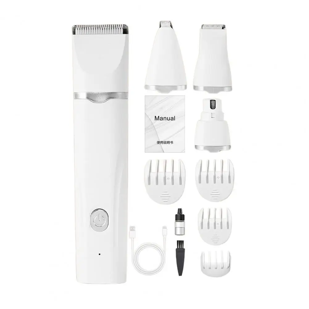 Dog Hair Clippers Grooming Kit,with Nail Grinder,4 in 1,Electric Trimmer,for Dogs Cat,Low Noise,USB Rechargeable,Pet Paw Shaver
Dog Hair Clippers Grooming Kit,with Nail Grinder,4 in 1,Electric Trimmer,for Dogs Cat,Low Noise,USB Rechargeable,Pet Paw Shaver