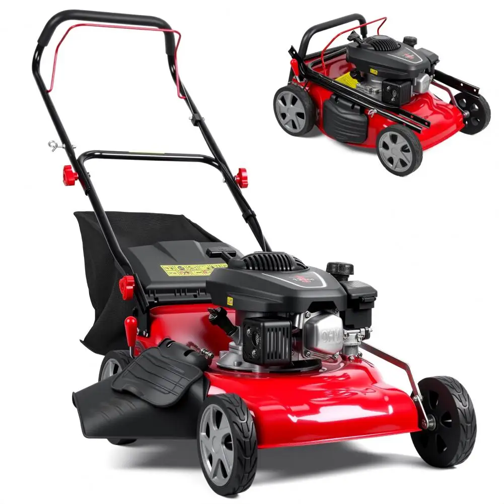 131cc Gas Engine Lawn Mower 3 in 1 Lawn Mower Self Propelled Lawn Mower 143cc Fuel Engine Walk-Behind Push Lawns Mowers 50
131cc Gas Engine Lawn Mower 3 in 1 Lawn Mower Self Propelled Lawn Mower 143cc Fuel Engine Walk-Behind Push Lawns Mowers 50