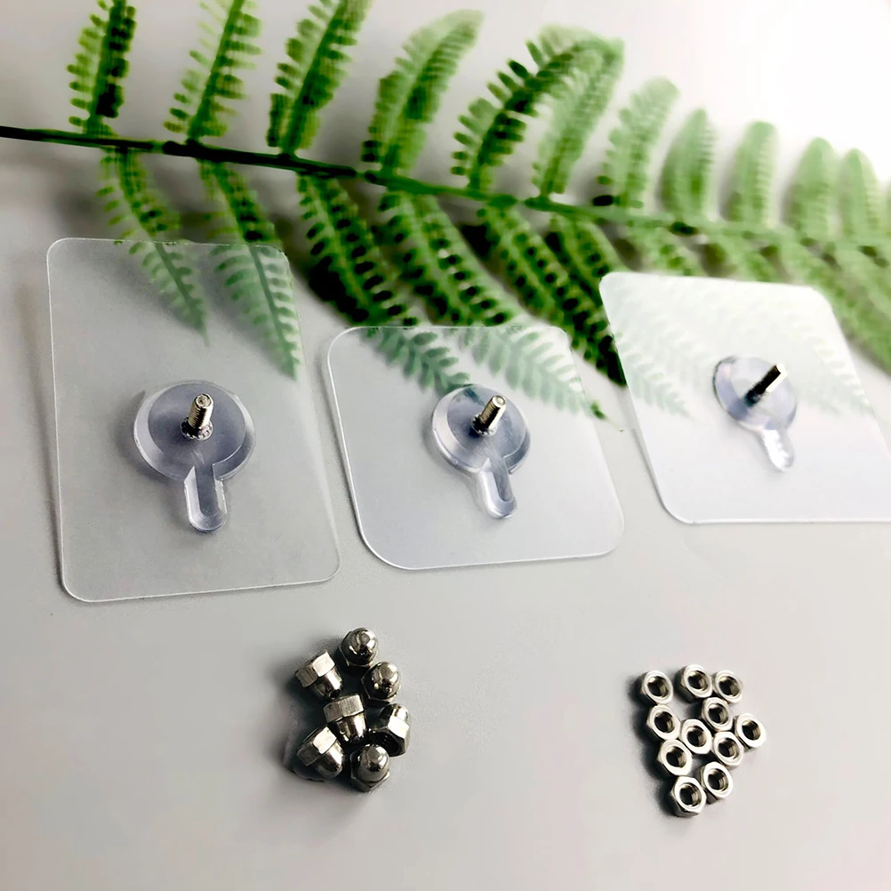 10 Pcs Acrylic Wall Hooks Non Trace Screw Sticker Strong Hooks for Latchkey Umbrella Clothes Picture Frame White Wall Decor Home
10 Pcs Acrylic Wall Hooks Non Trace Screw Sticker Strong Hooks for Latchkey Umbrella Clothes Picture Frame White Wall Decor Home