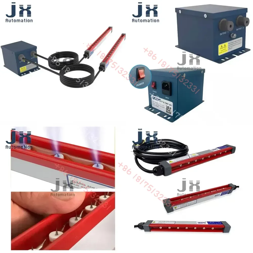 Static Eliminator QP-HD-II + 2Pcs 1500mm Ionic Static Elimination Rod QP-ES with Cable Industrial Static Eliminator
Static Eliminator QP-HD-II + 2Pcs 1500mm Ionic Static Elimination Rod QP-ES with Cable Industrial Static Eliminator