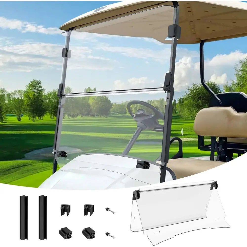 Gol Cart Windshield, EZGO Gol Cart Windshield Compatible with TXT, DCS, PDS 1995-2013 Gas and Electric Gol Carts, Clear Down Win
Gol Cart Windshield, EZGO Gol Cart Windshield Compatible with TXT, DCS, PDS 1995-2013 Gas and Electric Gol Carts, Clear Down Win