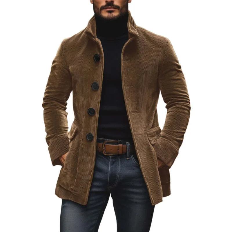 Fashion Cool Men's Wear European American Pocket Button Solid-color Cardigan Suit Men Spring Autumn Stand-up Collar Suit Jacket
Fashion Cool Men's Wear European American Pocket Button Solid-color Cardigan Suit Men Spring Autumn Stand-up Collar Suit Jacket