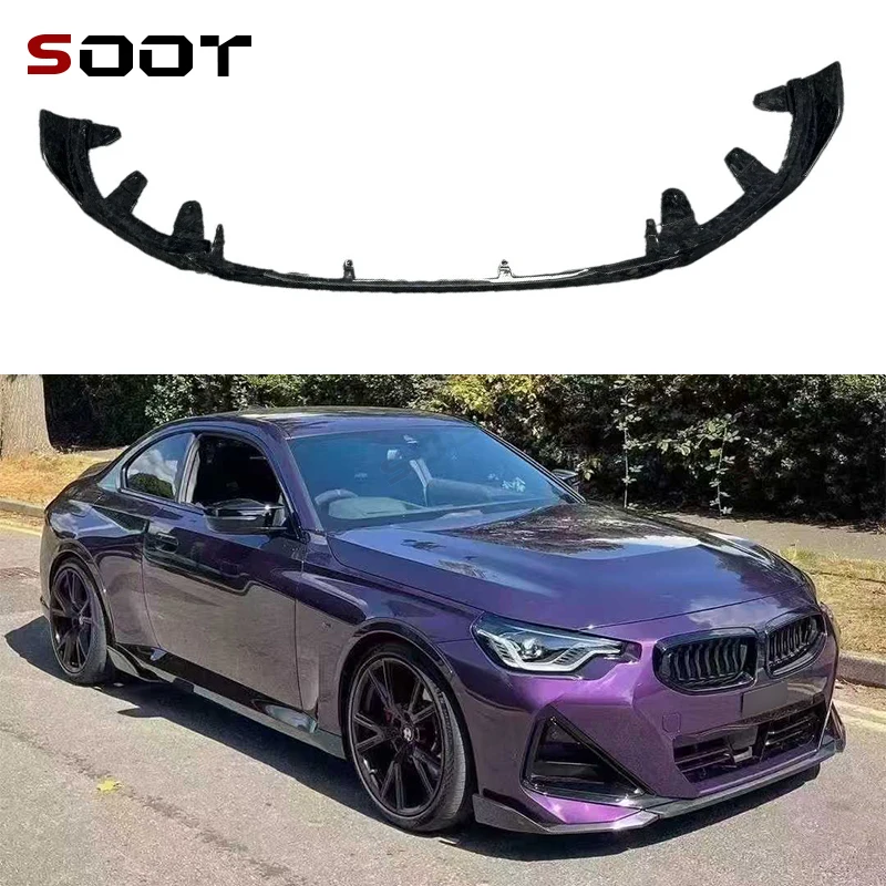 For BMW 2 Series G42 M240 Carbon Fiber Car Front Bumper Diverter Spoiler Diffuser Front lip chin body kit
For BMW 2 Series G42 M240 Carbon Fiber Car Front Bumper Diverter Spoiler Diffuser Front lip chin body kit