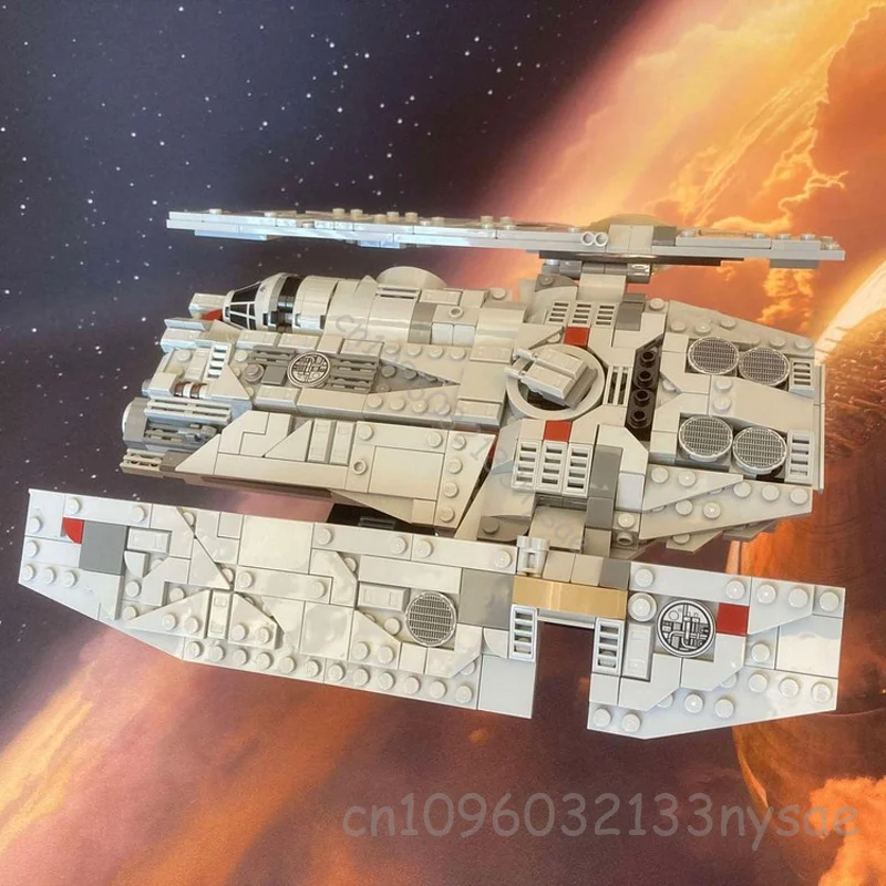 НОВЫЙ 641 шт. MOC- Luthen's Fondor Hullcraft космический корабль битва строительные блоки DIY сборка кирпичей модель детские игрушки подарки
НОВЫЙ 641 шт. MOC- Luthen's Fondor Hullcraft космический корабль битва строительные блоки DIY сборка кирпичей модель детские игрушки подарки