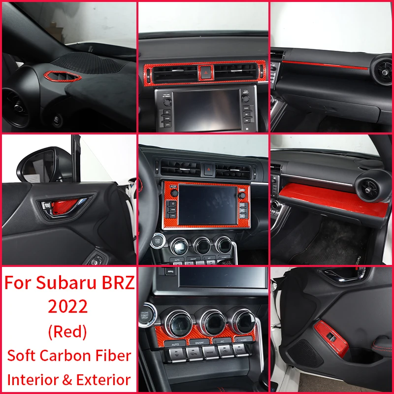 For Subaru BRZ 2022 3D Real Carbon Fiber Center Console, Steering Wheel, Soft Stickers Car Interior & Exterior Decoration
For Subaru BRZ 2022 3D Real Carbon Fiber Center Console, Steering Wheel, Soft Stickers Car Interior & Exterior Decoration