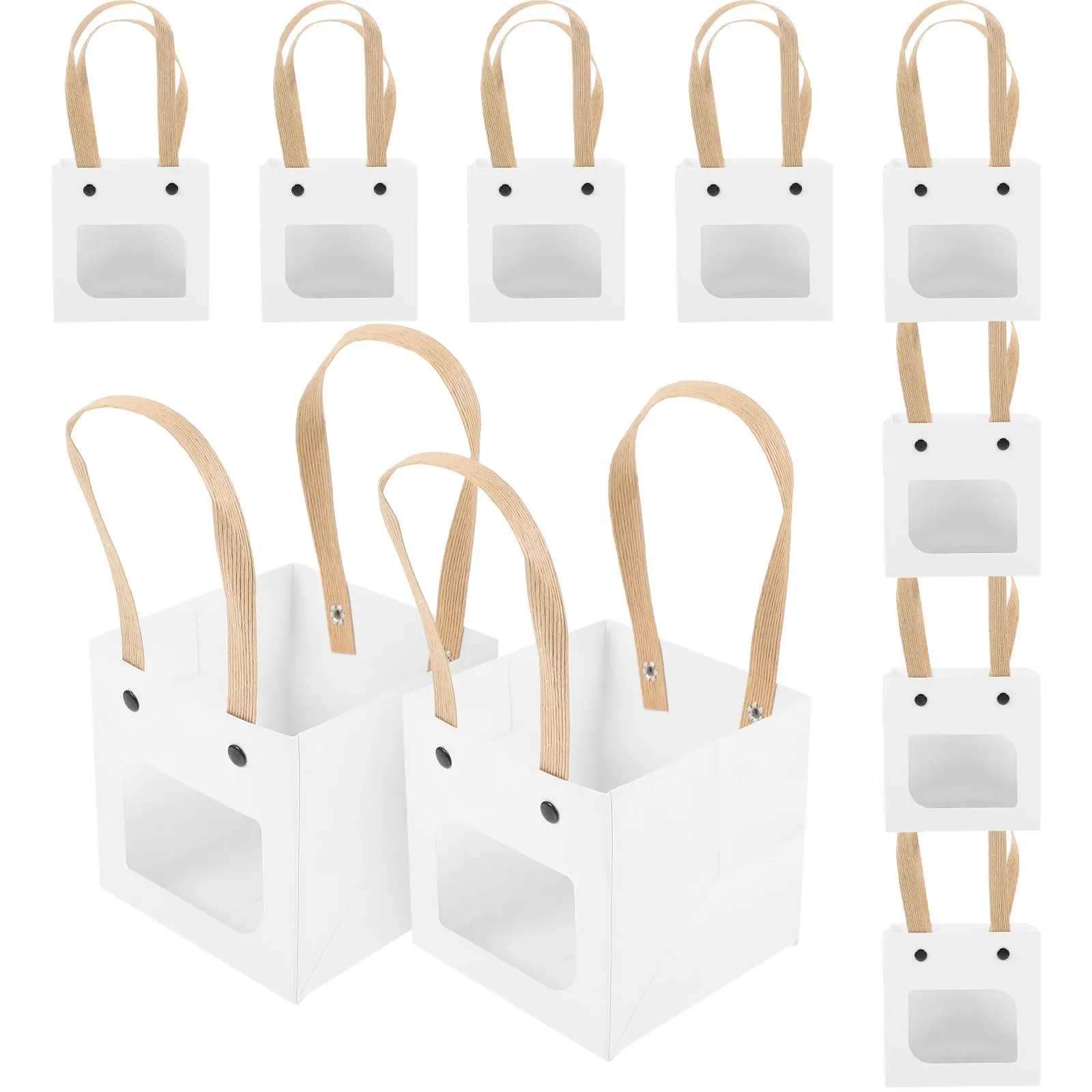 12 White Goodie For Birthday Window Paper Gift Bags 10x10x10cm Birthday Party Favor Candy Gift Bag Packing Bags
12 White Goodie For Birthday Window Paper Gift Bags 10x10x10cm Birthday Party Favor Candy Gift Bag Packing Bags