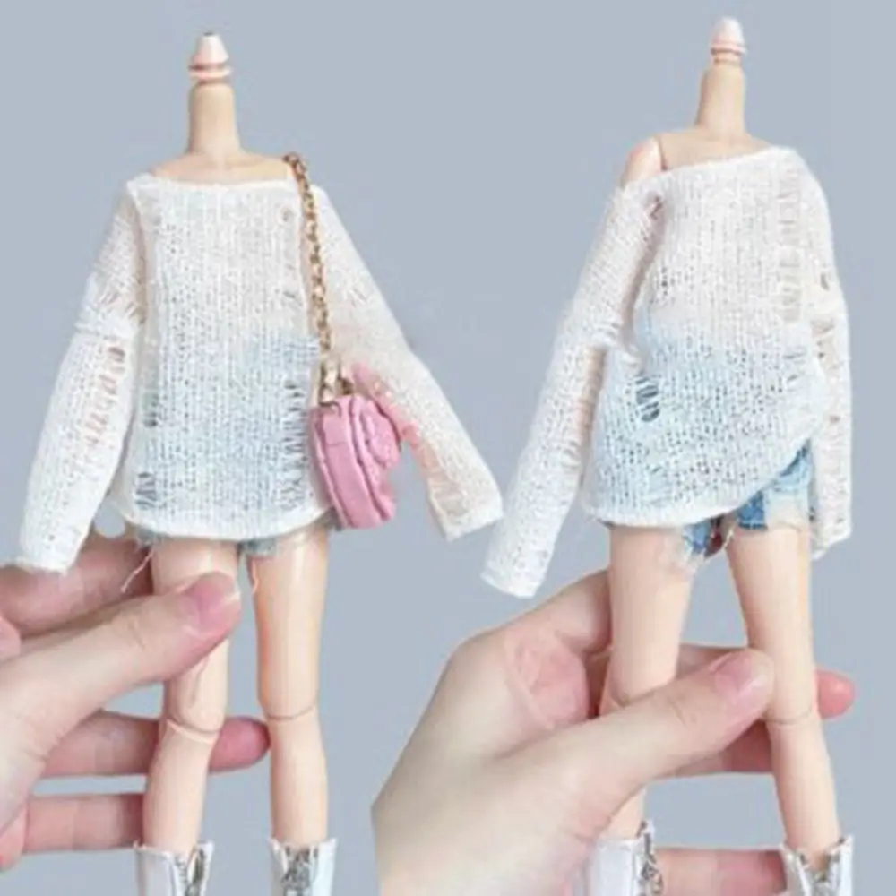 Повседневная одежда, элегантная юбка для куклы, мини-аксессуары «сделай сам», полая вязаная рубашка, милые джинсовые шорты, одежда для кукол blythe
Повседневная одежда, элегантная юбка для куклы, мини-аксессуары «сделай сам», полая вязаная рубашка, милые джинсовые шорты, одежда для кукол blythe