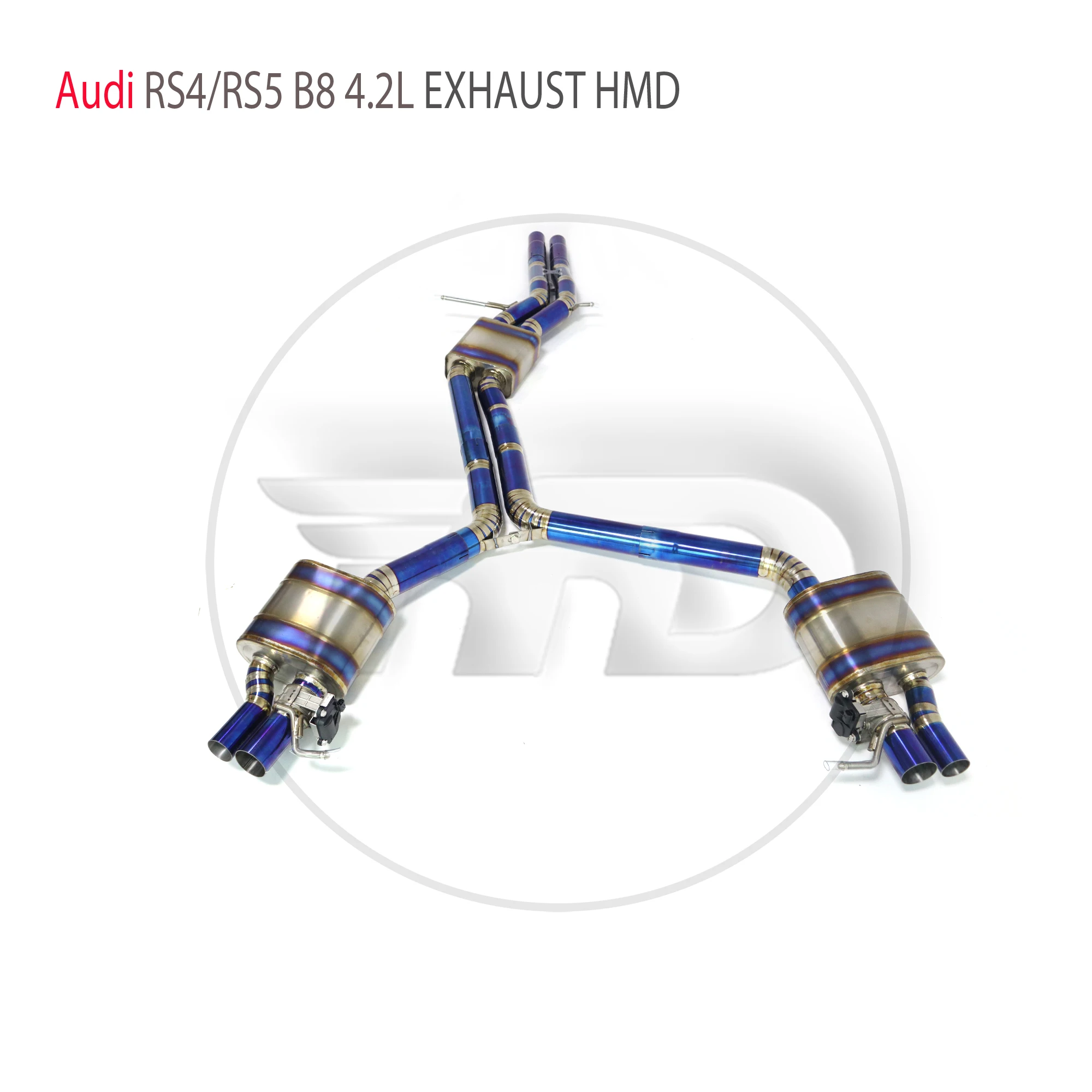 High Quality Catback For Audi RS4 RS5 B8 Titanium Alloy Electronic Valve Muffler Non-destructive Installation Racing Pipe HMD
High Quality Catback For Audi RS4 RS5 B8 Titanium Alloy Electronic Valve Muffler Non-destructive Installation Racing Pipe HMD