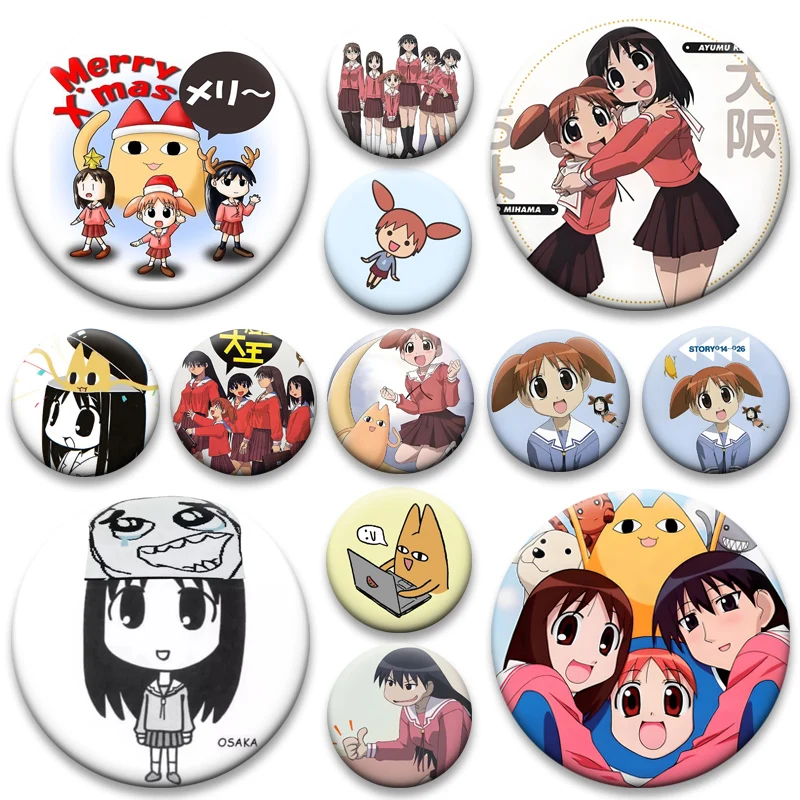 Azumanga Daioh Anime Icons Brooches Round Enamel Pins Backpack Decoration Kasuga Ayumu Cartoon Badge Jewelry Gifts Accessories
Azumanga Daioh Anime Icons Brooches Round Enamel Pins Backpack Decoration Kasuga Ayumu Cartoon Badge Jewelry Gifts Accessories