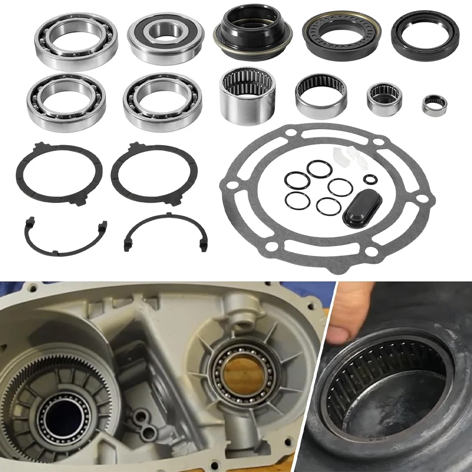 TML NP246 transfer case Rebuild Bearing Kit Transfer Case New Process 246 Fit for GM/Chevy/Cadillac 1998-On BK-351
TML NP246 transfer case Rebuild Bearing Kit Transfer Case New Process 246 Fit for GM/Chevy/Cadillac 1998-On BK-351