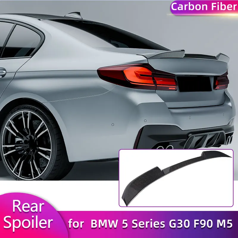 Full Carbon Fiber Rear Trunk Spoiler Wings for BMW 5 Series G30 F90 M5 Sedan 2021-2023 Car Racing Rear Spoiler Boot Wing Lip
Full Carbon Fiber Rear Trunk Spoiler Wings for BMW 5 Series G30 F90 M5 Sedan 2021-2023 Car Racing Rear Spoiler Boot Wing Lip