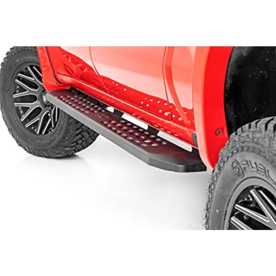RPT2 Running Boards for Chevy Silverado GMC Sierra 1500/2500HD/3500HD 2019-2025 Crew Cab Aluminum, Black, Sleek Profile with No
RPT2 Running Boards for Chevy Silverado GMC Sierra 1500/2500HD/3500HD 2019-2025 Crew Cab Aluminum, Black, Sleek Profile with No