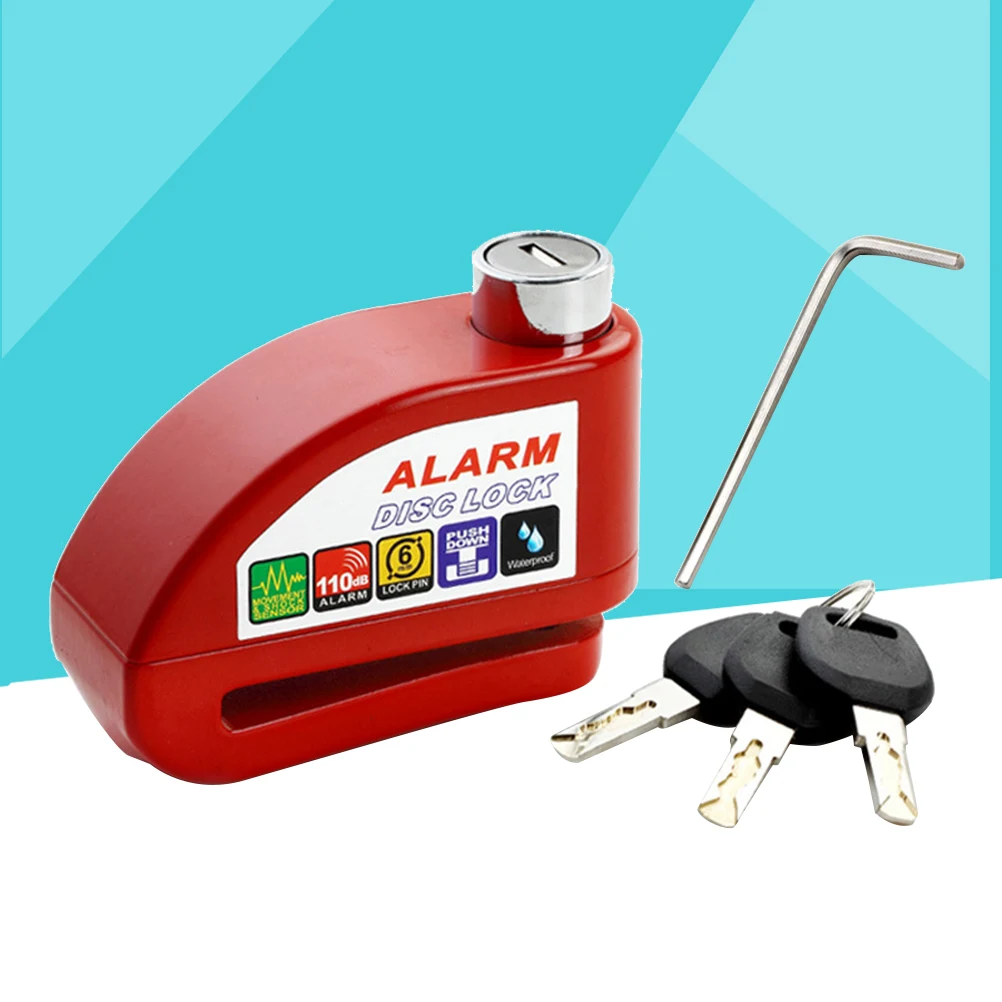 Alarm Disc Lock Waterproof Motorcycle Anti-theft Disc Brake Lock Alarm Sound 6mm Pin Brake Disc Wheel Security Lock for Motorbik
Alarm Disc Lock Waterproof Motorcycle Anti-theft Disc Brake Lock Alarm Sound 6mm Pin Brake Disc Wheel Security Lock for Motorbik