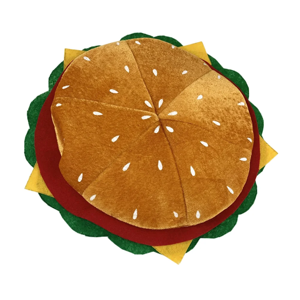 Novelty Food Hat Hamburger Burgers Headgear Adult Bucket Non-woven Fabric Festival Headwear
Novelty Food Hat Hamburger Burgers Headgear Adult Bucket Non-woven Fabric Festival Headwear