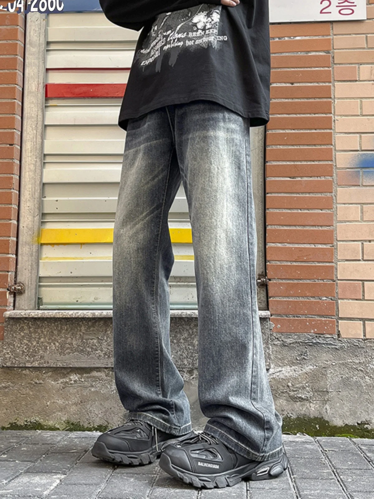 Мужские джинсы American High Street: расклешенные, прямые, винтажные, с эффектом потертости, весенне-осенние, модные, Cleanfit, с низкой посадкой, на молнии
Мужские джинсы American High Street: расклешенные, прямые, винтажные, с эффектом потертости, весенне-осенние, модные, Cleanfit, с низкой посадкой, на молнии