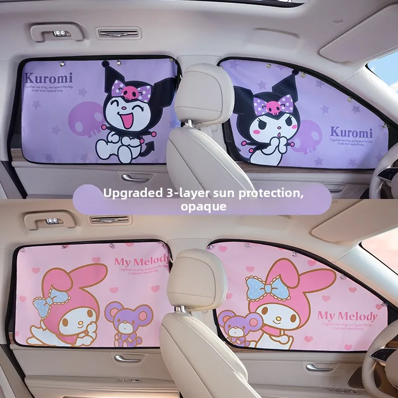 Sanrio Telescopic Magnetic Car Window Shades Mosquito Net Sun Cover Sunshade Uv Protection Block Mesh Curtain for Kid Baby
Sanrio Telescopic Magnetic Car Window Shades Mosquito Net Sun Cover Sunshade Uv Protection Block Mesh Curtain for Kid Baby