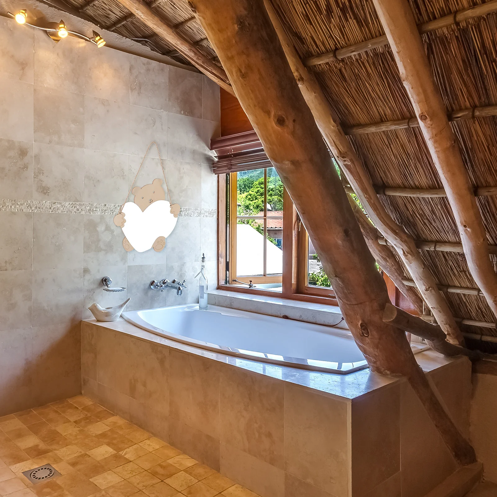 Bear Shaped Wood Small Wall Hanging Mirror For Bathroom Bedroom Decorative Home Decor Lightweight Wooden Mirror
Bear Shaped Wood Small Wall Hanging Mirror For Bathroom Bedroom Decorative Home Decor Lightweight Wooden Mirror