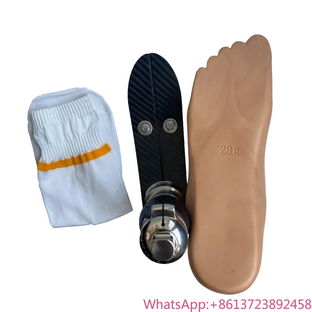 Customized 28cm Foot Prosthesis Prosthetic Artificial Foot High Ankle Carbon Fiber Elastic Foot
Customized 28cm Foot Prosthesis Prosthetic Artificial Foot High Ankle Carbon Fiber Elastic Foot