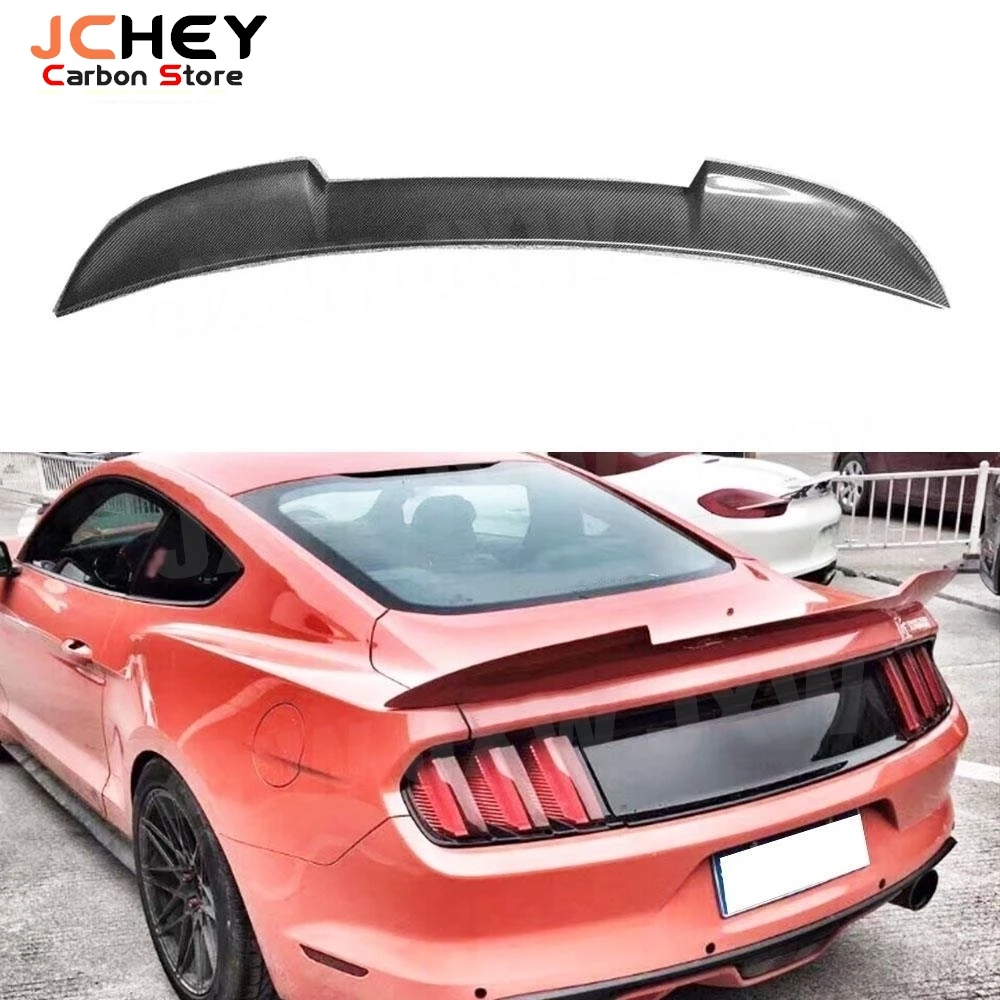 JCHEY Carbon Fiber Rear Lip Spoiler Wings For Ford Mustang GT V8 V6 GT350R Coupe 2015-2021 Rear Spoiler Car FRP
JCHEY Carbon Fiber Rear Lip Spoiler Wings For Ford Mustang GT V8 V6 GT350R Coupe 2015-2021 Rear Spoiler Car FRP