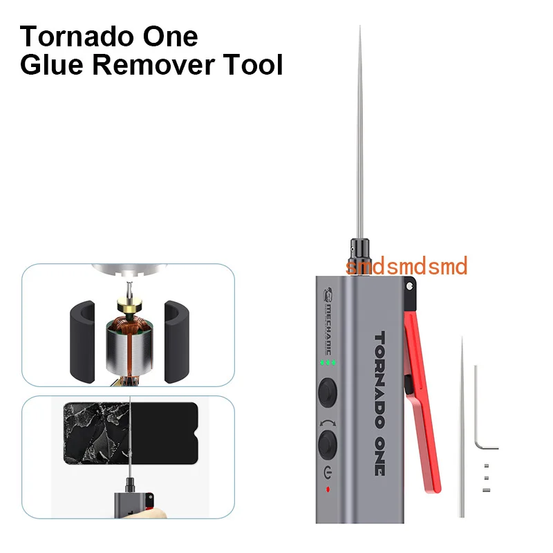 Tornado One Electric Glue Remover Supports Forward and Reverse Mobile Phone Screen OCA Glue Remover Maintenance Tool
Tornado One Electric Glue Remover Supports Forward and Reverse Mobile Phone Screen OCA Glue Remover Maintenance Tool