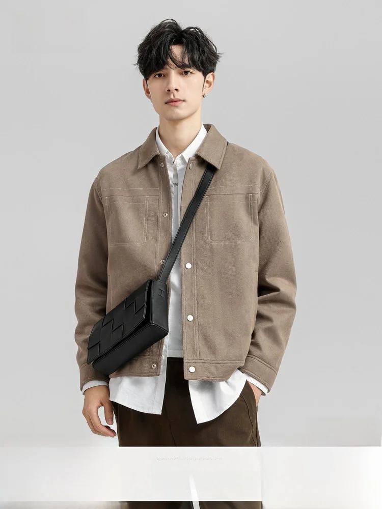Comfortable Lightweight Men's Short Jacket Shirt Outerwear Flip Collar Versatile Casual Spring Autumn Winter Fashion Trendy
Comfortable Lightweight Men's Short Jacket Shirt Outerwear Flip Collar Versatile Casual Spring Autumn Winter Fashion Trendy