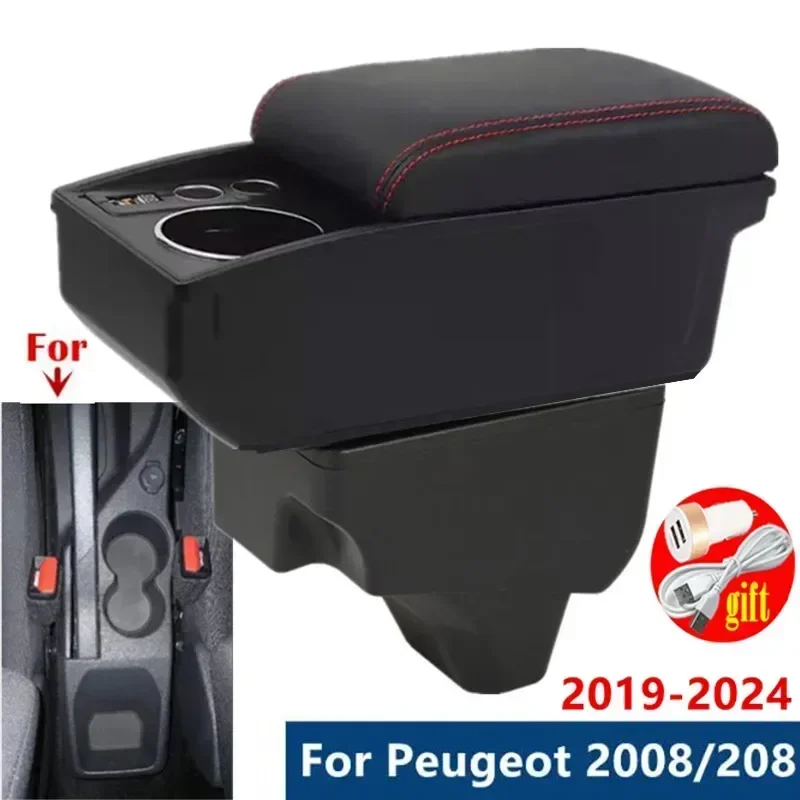 Central armrest box For Peugeot 2008 Armrest Box For Peugeot 208 Car Armrest Storage Box 2019-2024 Interior Dedicated Retrofit
Central armrest box For Peugeot 2008 Armrest Box For Peugeot 208 Car Armrest Storage Box 2019-2024 Interior Dedicated Retrofit