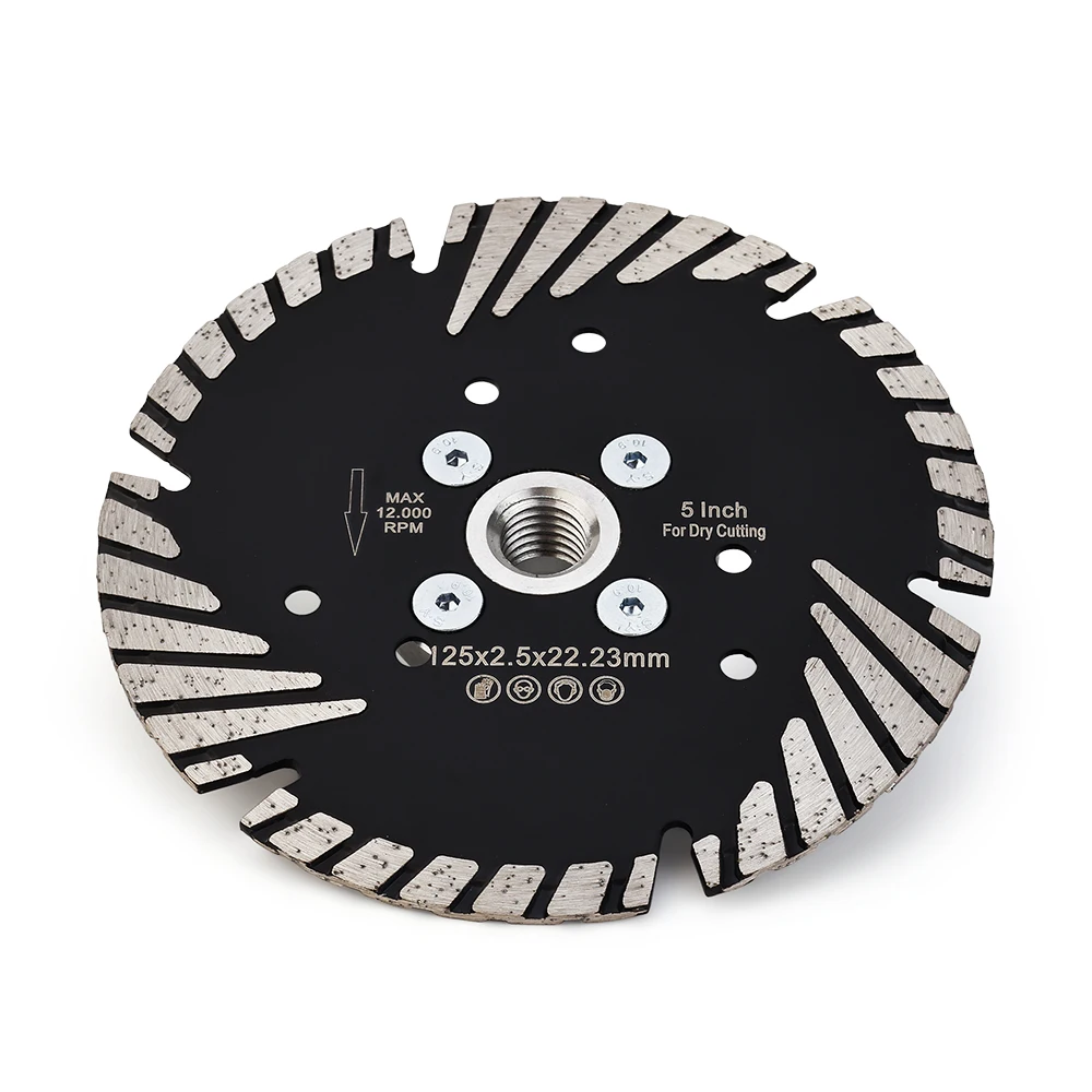 DC-FSTB5 125mm circular 5 inch diamond grinding disc and cutting blade with M14 Flange for stone
DC-FSTB5 125mm circular 5 inch diamond grinding disc and cutting blade with M14 Flange for stone