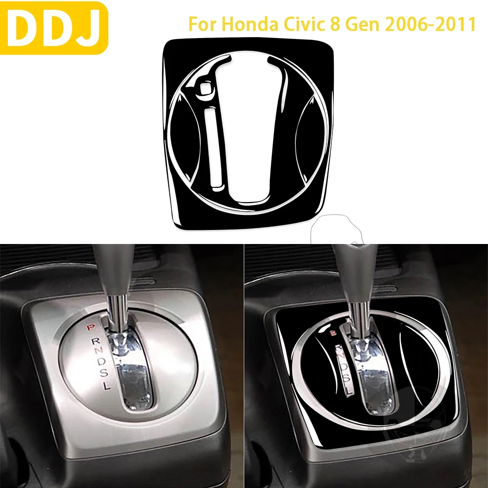 For Honda Civic 8 Gen 2006-2011 Car Accessories Piano Black Plastic Interior Automatic Gear Shift Panel Set Trim Sticker
For Honda Civic 8 Gen 2006-2011 Car Accessories Piano Black Plastic Interior Automatic Gear Shift Panel Set Trim Sticker