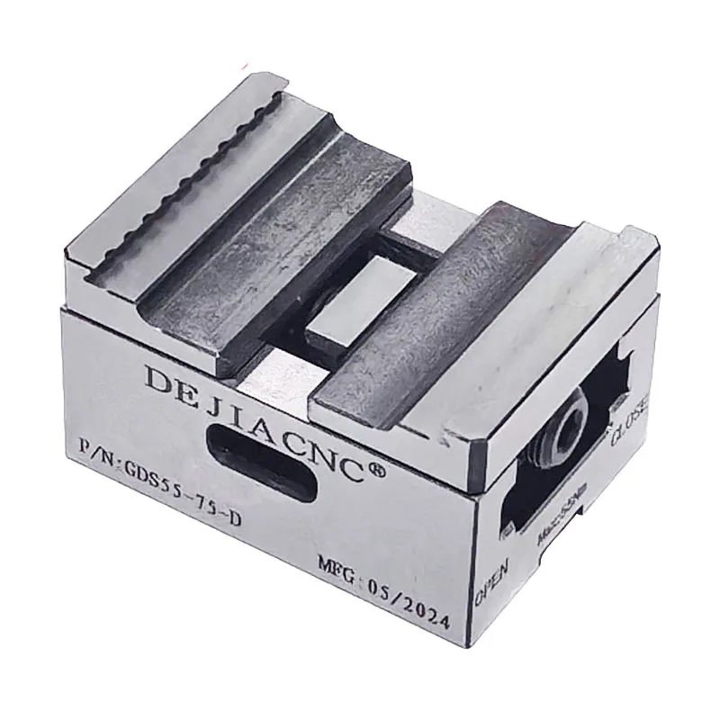 Dejiacnc GDS55-75-D High Precision 5 Axis Mini Vise for CNC Milling Low Profile Self Centering Manual Drive
Dejiacnc GDS55-75-D High Precision 5 Axis Mini Vise for CNC Milling Low Profile Self Centering Manual Drive