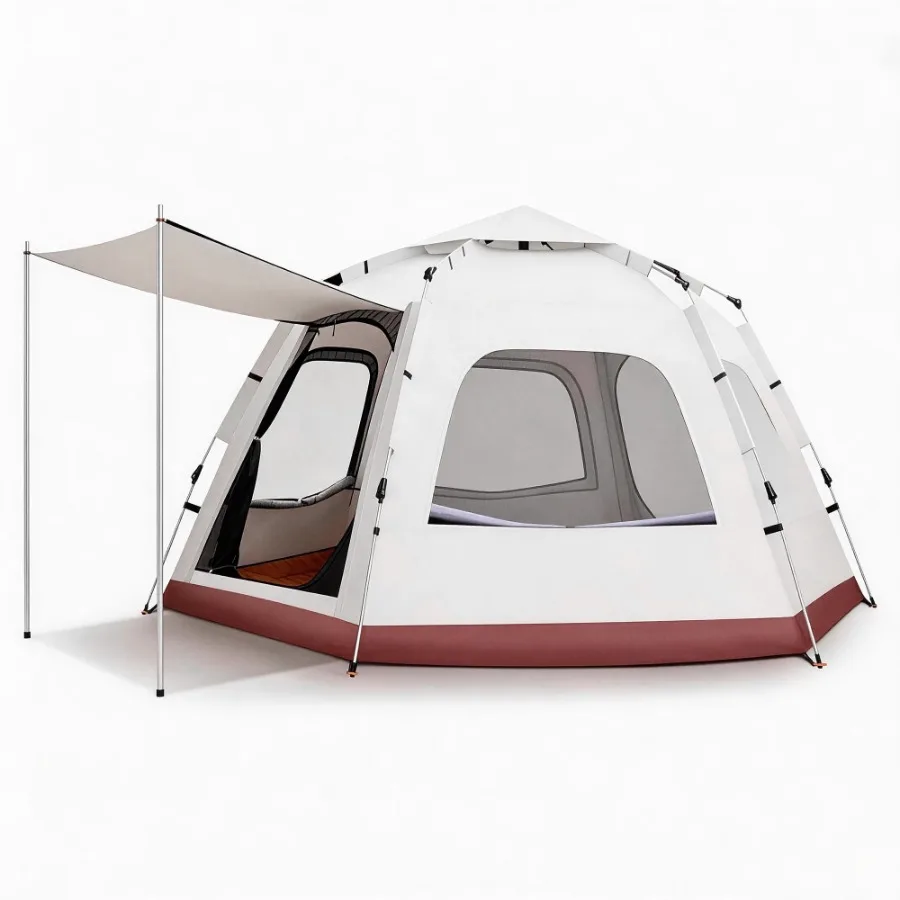 Tents for Camping, 2-6 Person Pop Up Camping Tent, Weatherproof Family Tent Outdoor Camping Hiking Backpacking, White
Tents for Camping, 2-6 Person Pop Up Camping Tent, Weatherproof Family Tent Outdoor Camping Hiking Backpacking, White