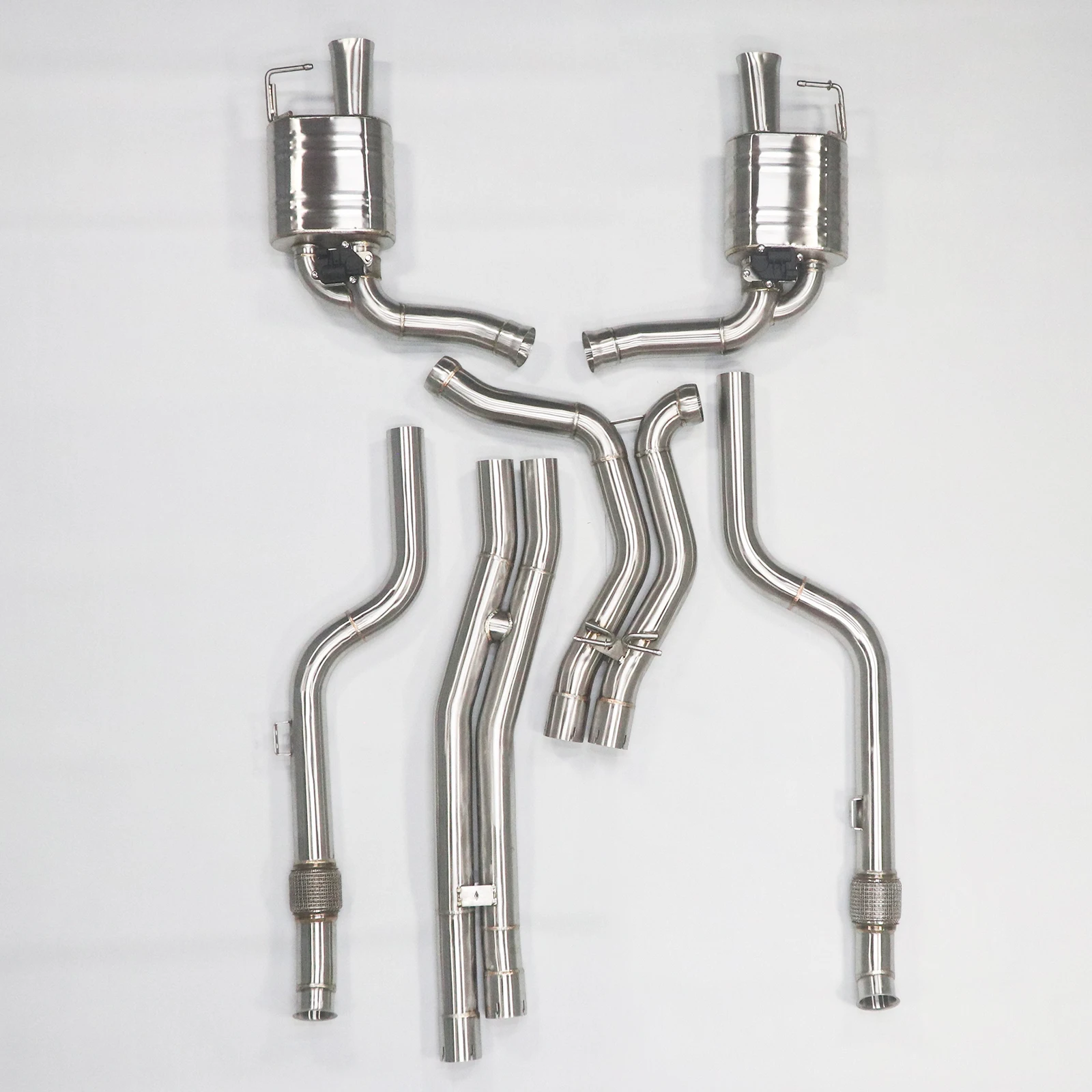 Modification Original Factory Fit for Straight Pipe Exhaust Downpipe for Benz C43 W205 2016-2018 3.0t Catback Pipe T304
Modification Original Factory Fit for Straight Pipe Exhaust Downpipe for Benz C43 W205 2016-2018 3.0t Catback Pipe T304