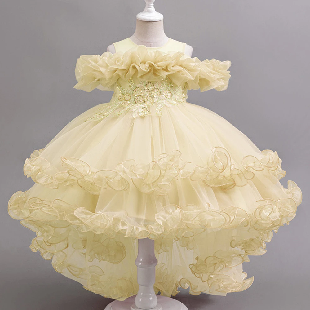 Flower Girl Dress For Wedding Tulle Girl's Elegant Dresses Princess Kids Party Clothes First Communion Ball Gown
Flower Girl Dress For Wedding Tulle Girl's Elegant Dresses Princess Kids Party Clothes First Communion Ball Gown