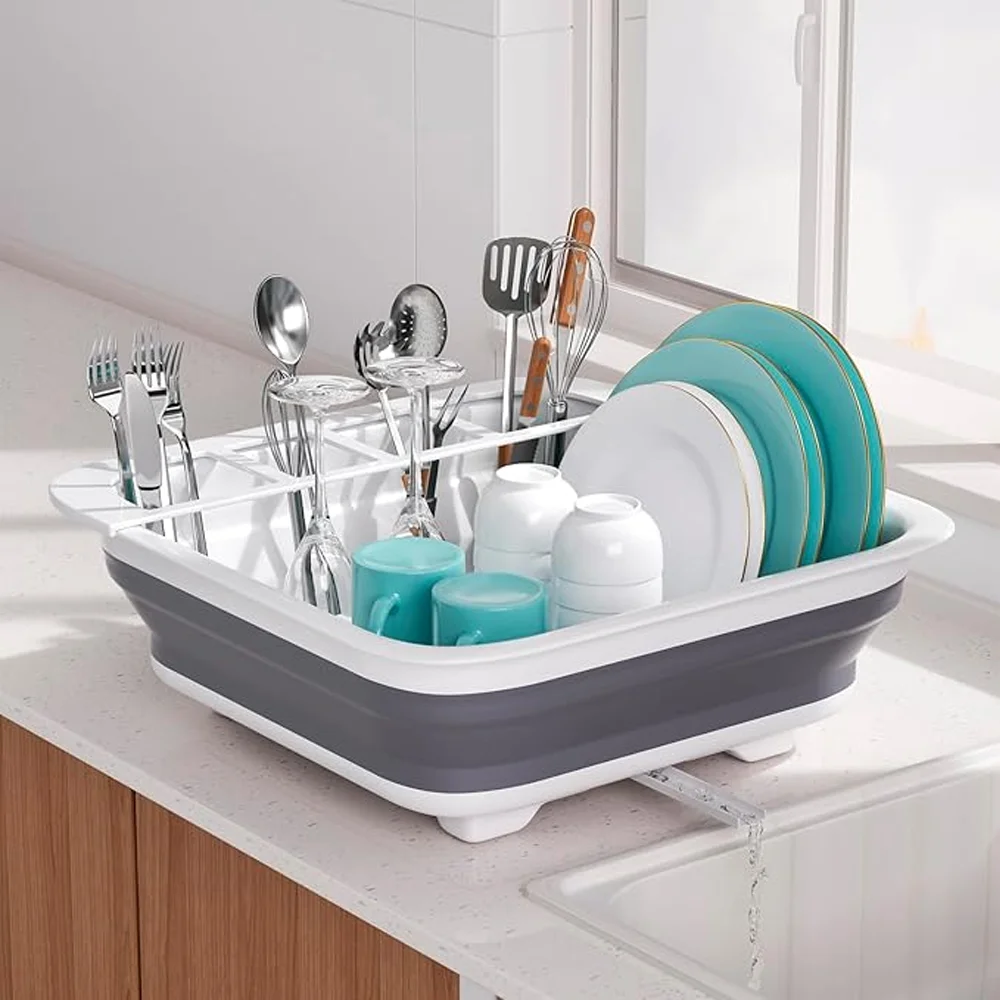1-3 PCS Over Sink Foldable Dish Drying Rack, Kitchen Drainer Organizer Holder for Plate Bowl Cup Utensil Storage, Space Saving
1-3 PCS Over Sink Foldable Dish Drying Rack, Kitchen Drainer Organizer Holder for Plate Bowl Cup Utensil Storage, Space Saving