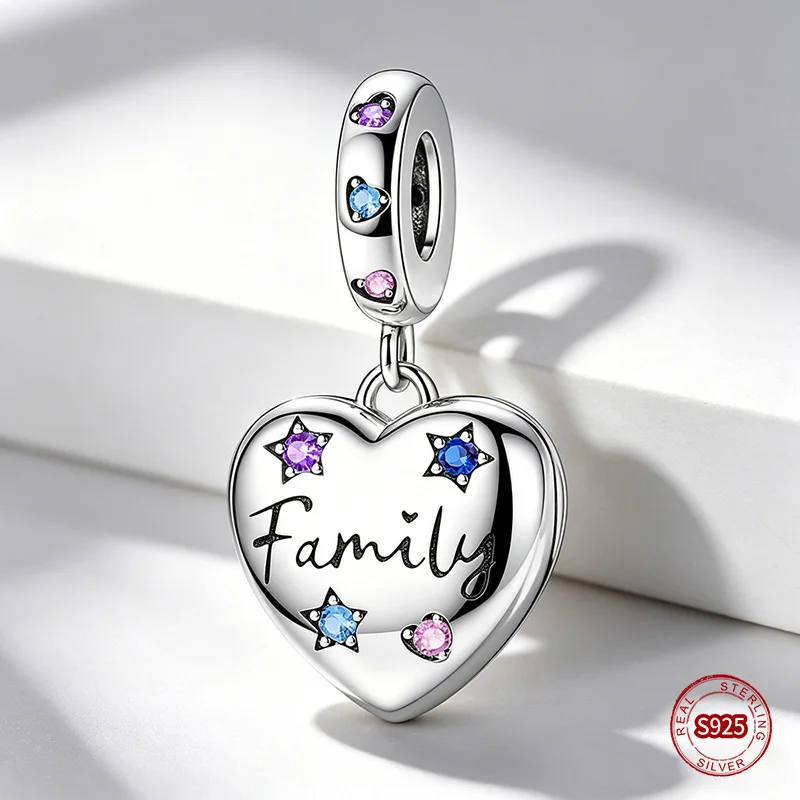 Ahthen 925 Sterling Silver Beads Openable Family Heart Dangle Charm fit Snake Chain Bracelets or Necklaces Women Jewelry Making
Ahthen 925 Sterling Silver Beads Openable Family Heart Dangle Charm fit Snake Chain Bracelets or Necklaces Women Jewelry Making